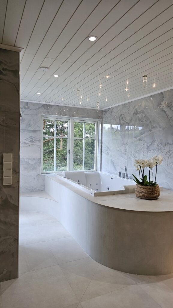 kaarevien pintojen hartsipinnoitus