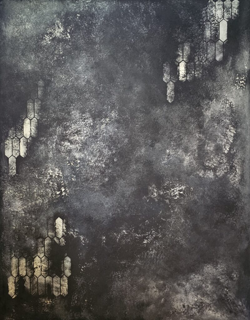 musta-kultainen hartsipinnoitus